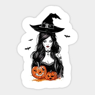 Halloween Witches Sticker